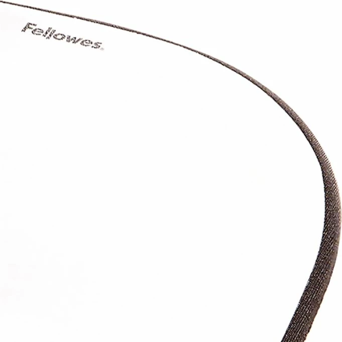 Mauspad Fellowes 9175801 me mbështetje për kyç dhe memory foam, Silver Streak