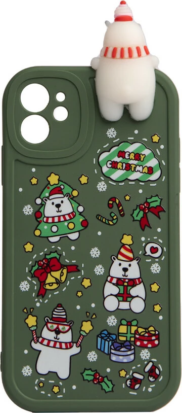 Fotroll për telefon IP11 TECH TIME Christmas Edition Green Toy