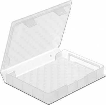 Kuti mbrojtëse DeLOCK për HDD/SSD 2.5", plastike transparente