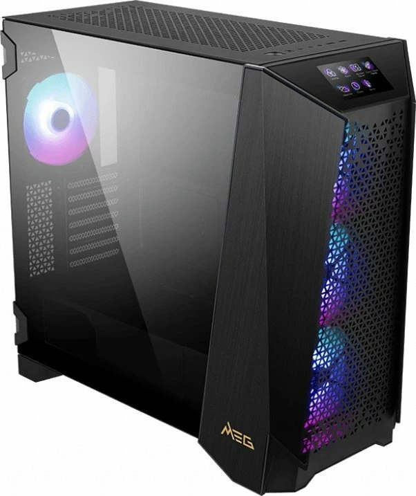 Kasë MSI MEG Prospect 700R (306-7G15R21-W57), Midi Tower ATX/e-ATX, x4 ARGB ventilator 140mm, panel xhami i temperuar, USB Type-C, e zezë