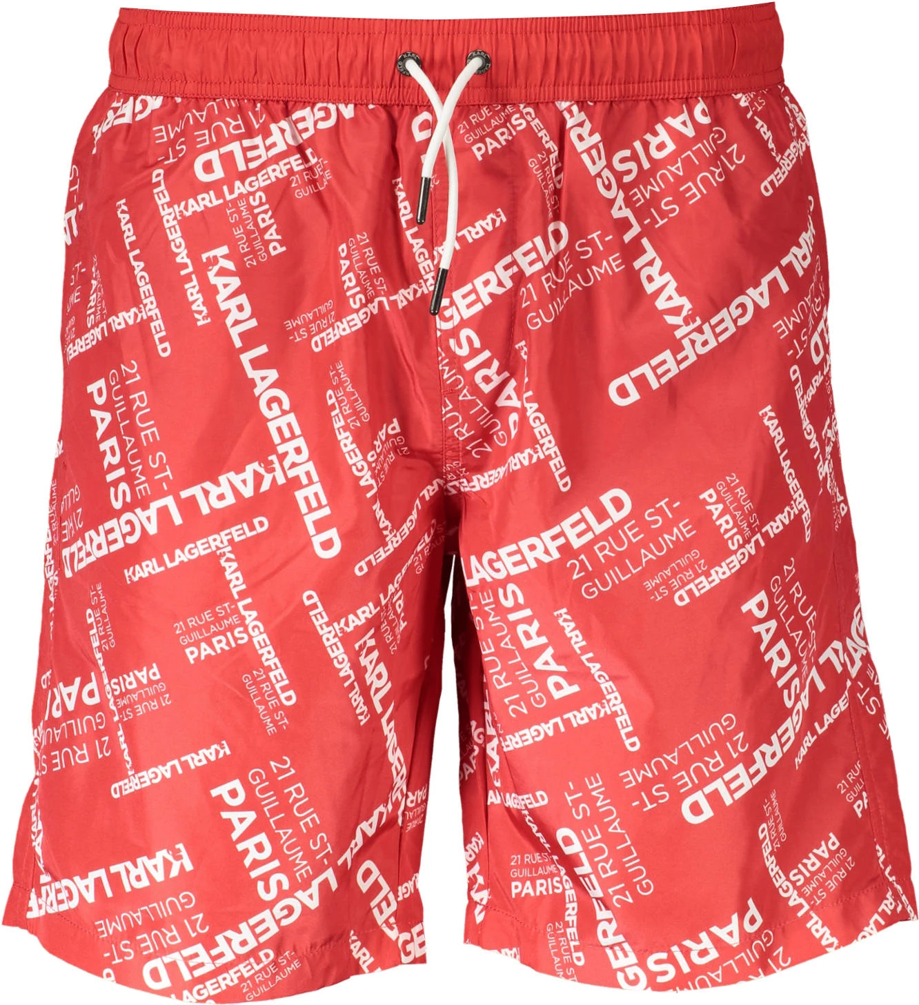 Shorce plazhi për meshkuj KARL LAGERFELD BEACHWEAR, të kuqe [Madhësia: M]