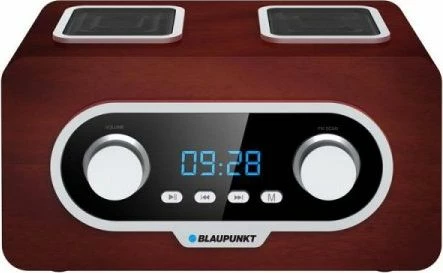 Radio portative Blaupunkt PP 5.2BR, FM, 60 memorje, USB/AUX, me telekomandë, kafe