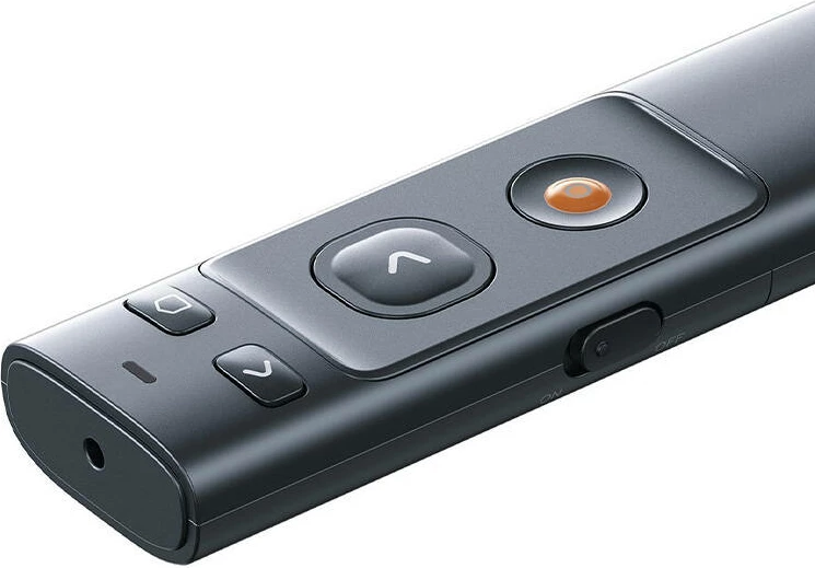 Telekomandë prezantimi Baseus Orange Dot me tregues lazer, USB/USB-C, Gri