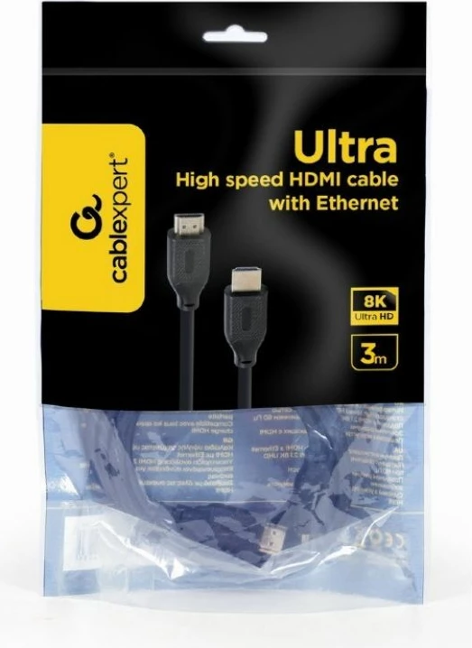 Kabllo HDMI Gembird Ultra High Speed 3m, e zezë