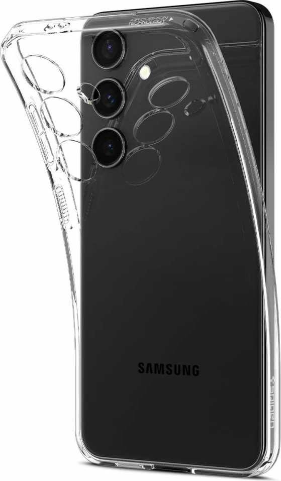 Mbështjellës Spigen Liquid Crystal për Samsung Galaxy S24, Transparent