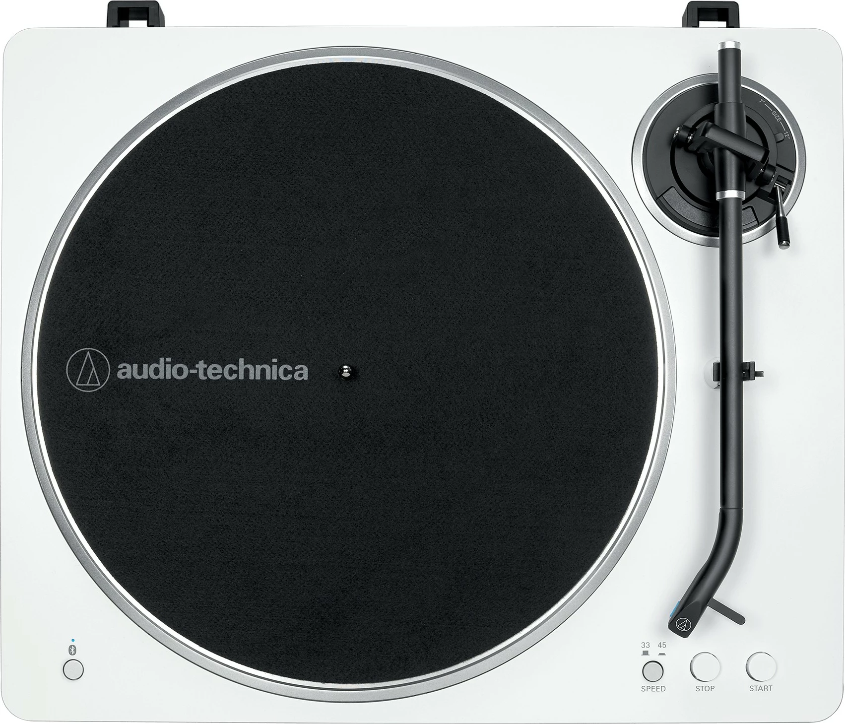 Gramafon audio-technica AT-LP70XBTWS, Bluetooth, phono i integrum, bardhë/argjendtë