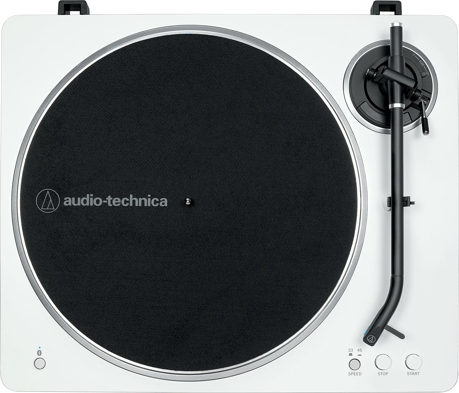 Gramafon audio-technica AT-LP70XBTWS, Bluetooth, phono i integrum, bardhë/argjendtë