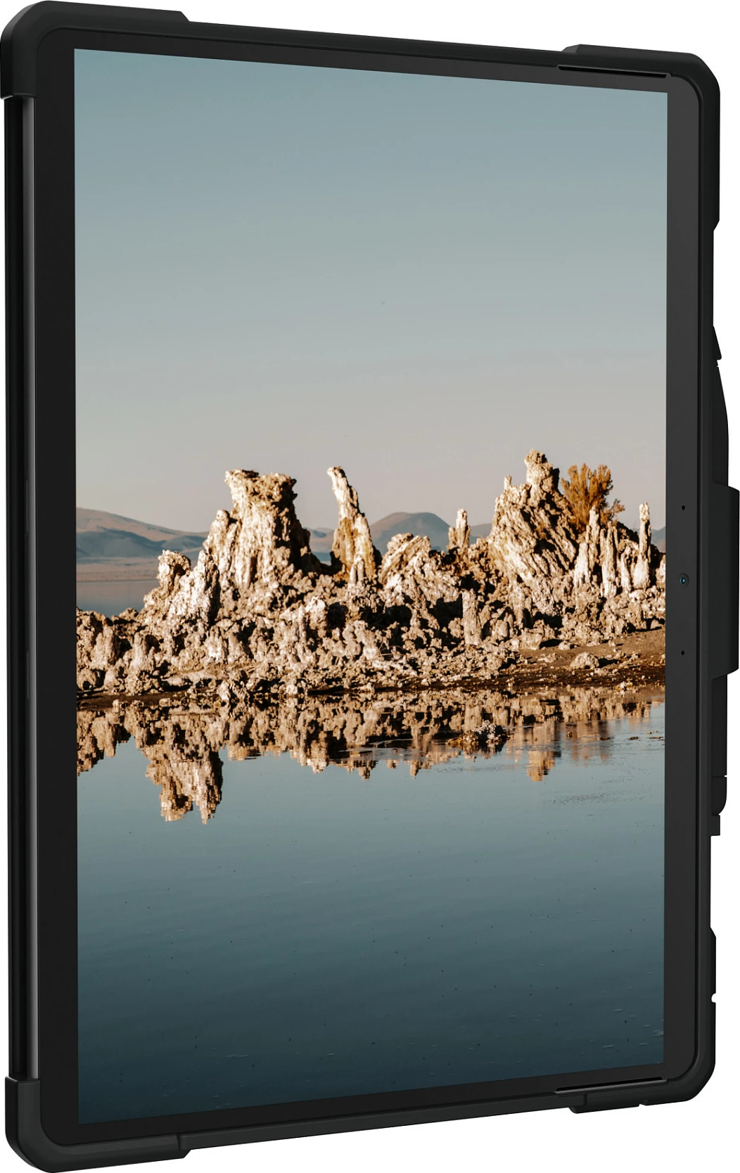 Mbështjellës rugged Urban Armor Gear Metropolis SE për Microsoft Surface Pro 9/10/11 13", me stand dhe pen loop, i zi