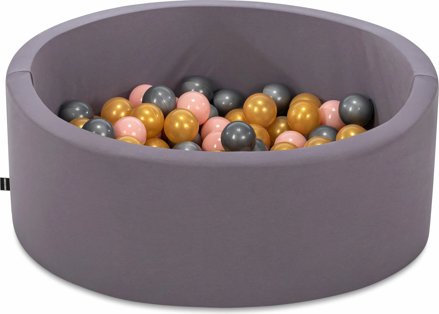 Pishinë me topa për fëmijë, ngjyrë gri, Bubble Pops v10, Evila Originals