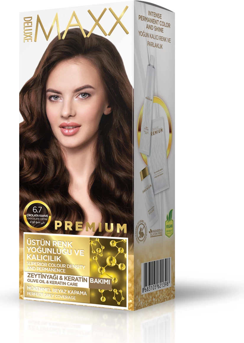 Ngjyrë për flokë PREMIUM 6.7 Chocolate Coffe, 50 ml