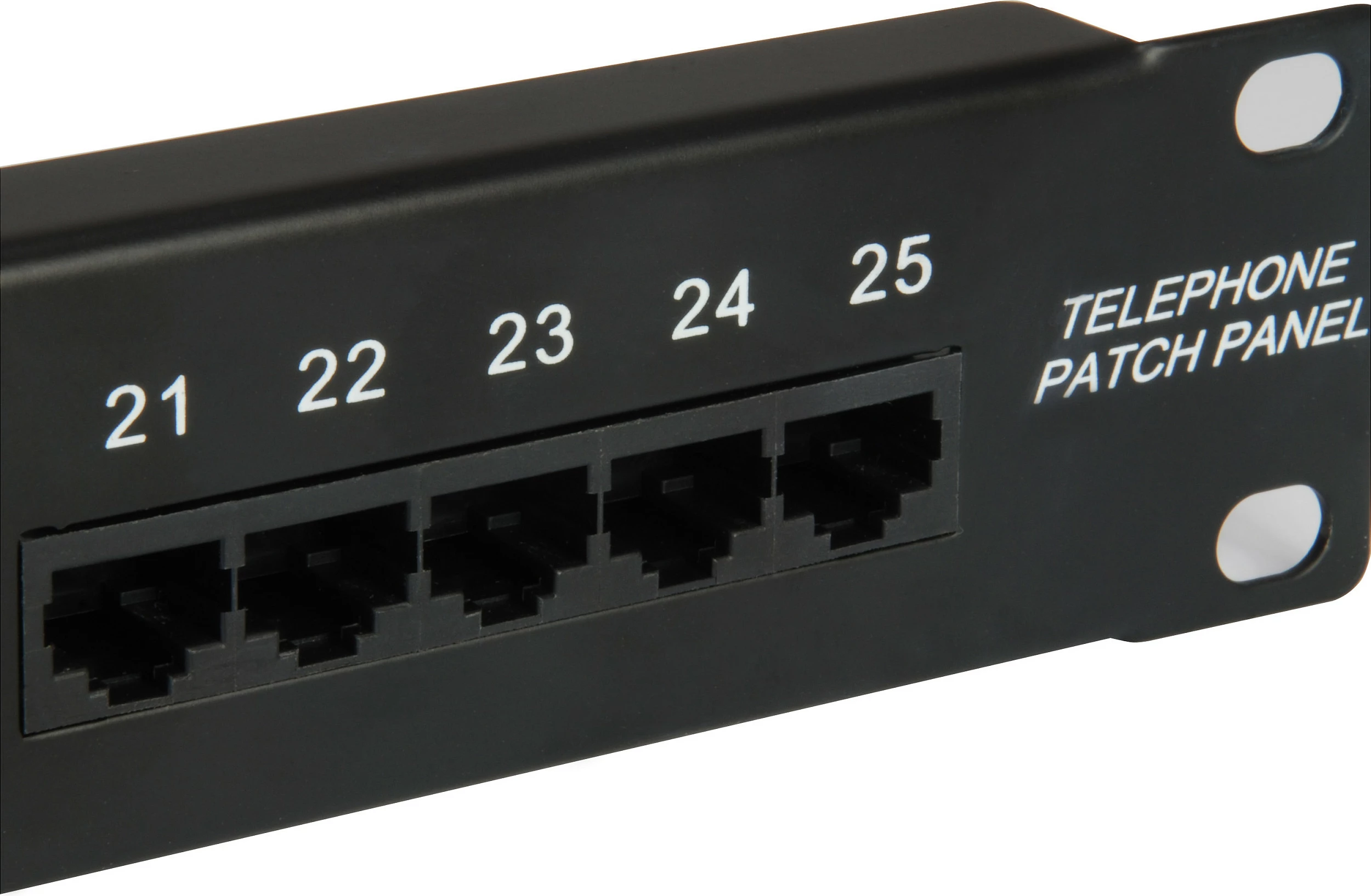 Patch panel ISDN Equip 25-porta, Cat3, 1U, rack mounting, zi