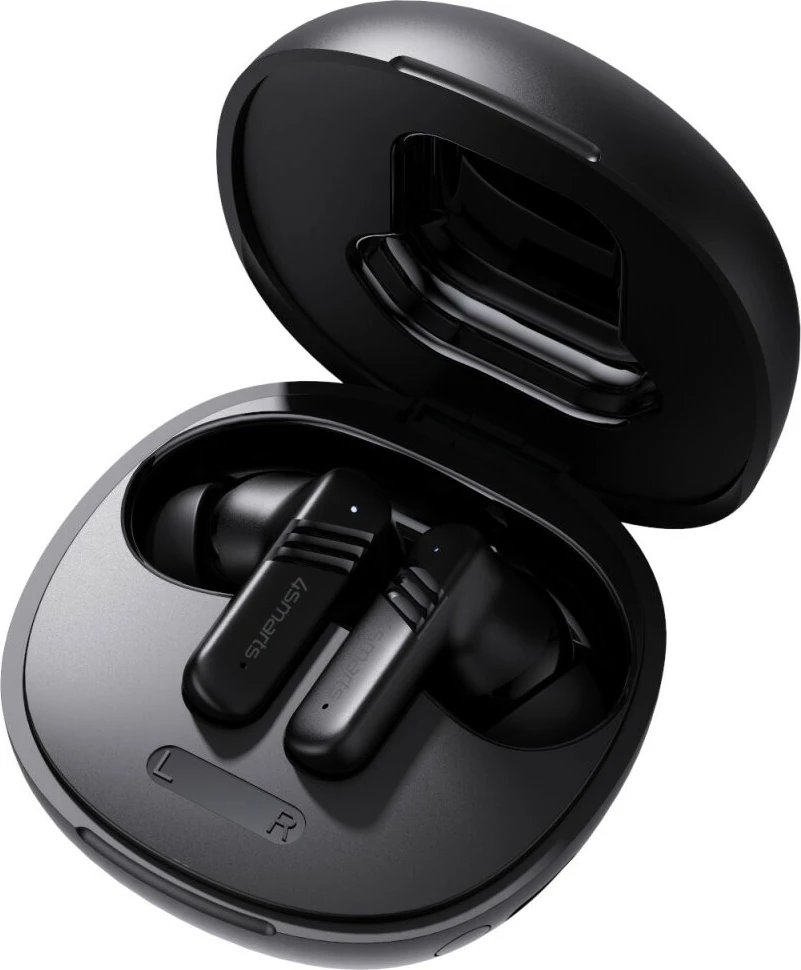 Kufje TWS 4smarts SkyBuds Screen Pro ANC, Bluetooth 5.4, ekran, të zeza