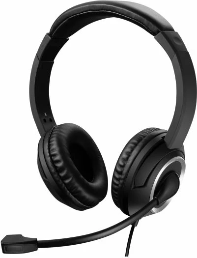 Kufje me mikrofon Sandberg MiniJack Chat Headset 126-15, 3.5mm, kabllo 1.8m, zi, set me adapter