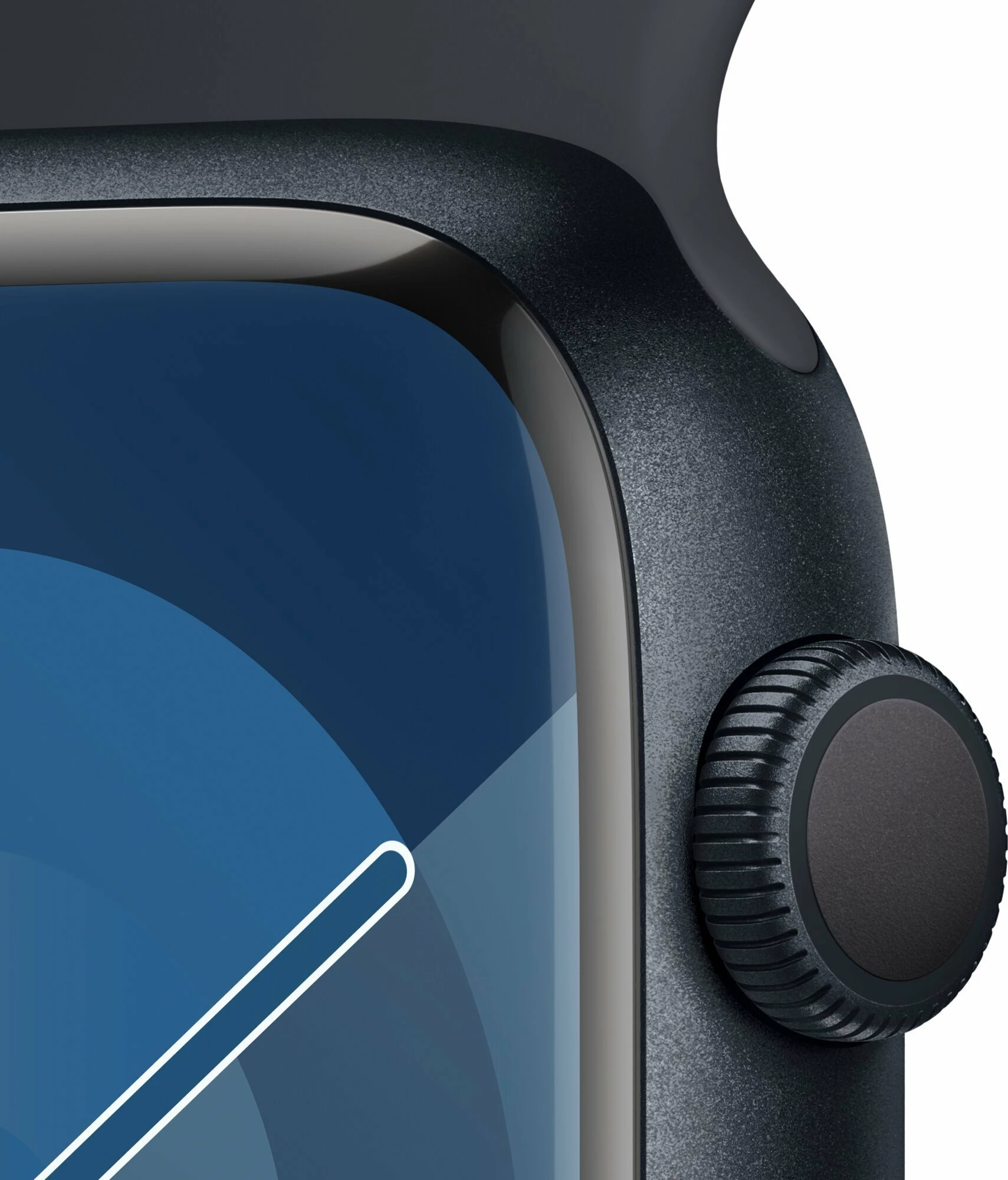 Smartwatch Apple Watch Series 9 MR993 45mm GPS, alumini, rrip Sport S/M, Midnight/Navy