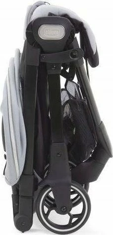 Karrocë fëmijësh Chicco WE ultra e lehtë 5.5 kg, palosje me një dorë, deri 22 kg, 4 rrota, me mbulesë shiu, gri