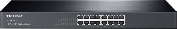 Switch TP-Link TL-SF1016 16 porta Fast Ethernet 10/100 Mbps rack-mount metal