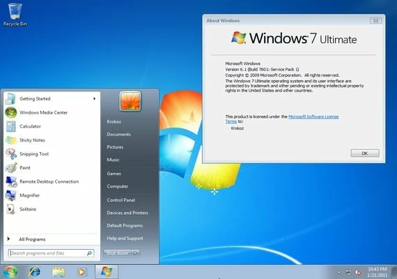 Windows 7 Ultimate Global
