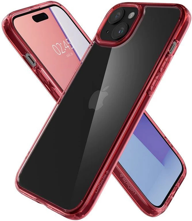 Mbështjellës Spigen Ultra Hybrid për iPhone 15, i kuq