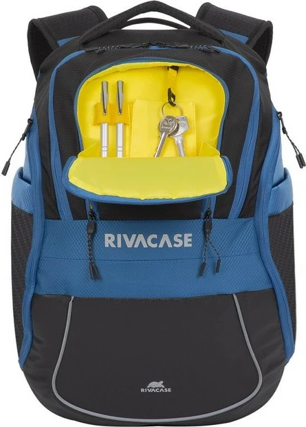 Çantë shpine RIVACASE Mercantour 15.6", 20L, zi/blu