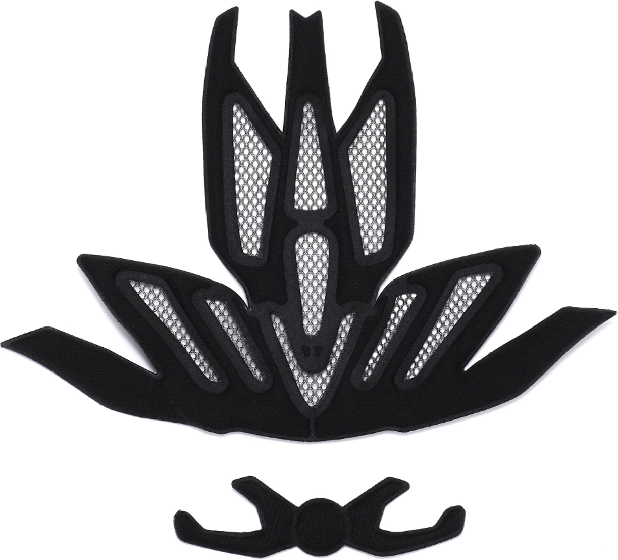 Helmetë biçiklete MTB, Wozinsky, HT-28VCB, me dritë të pasme USB, madhësi L (57-62 cm), bardh e zi