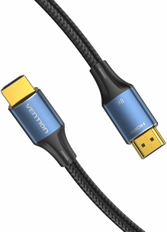Kabëll HDMI i thurur Vention 8K Ultra HD 2m, kaltër