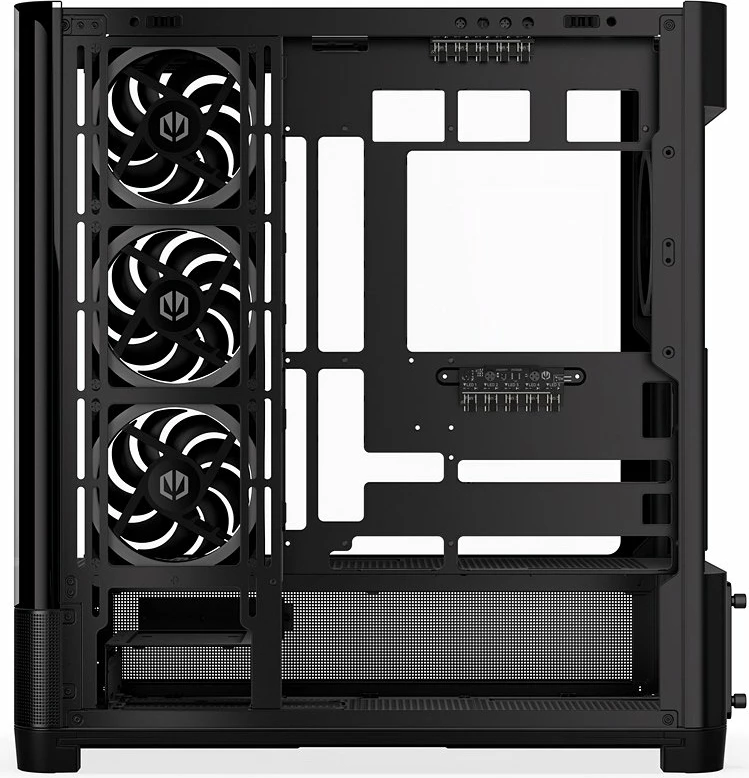 Kasë Endorfy Aquarius 8000 Corona EY2A021, midi tower, e-ATX/ATX, me xham panoramik, USB-C, e zezë