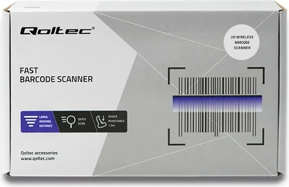 Qoltec 50868 Skaner lazer pa tela 1D | 2D | E zezë 7