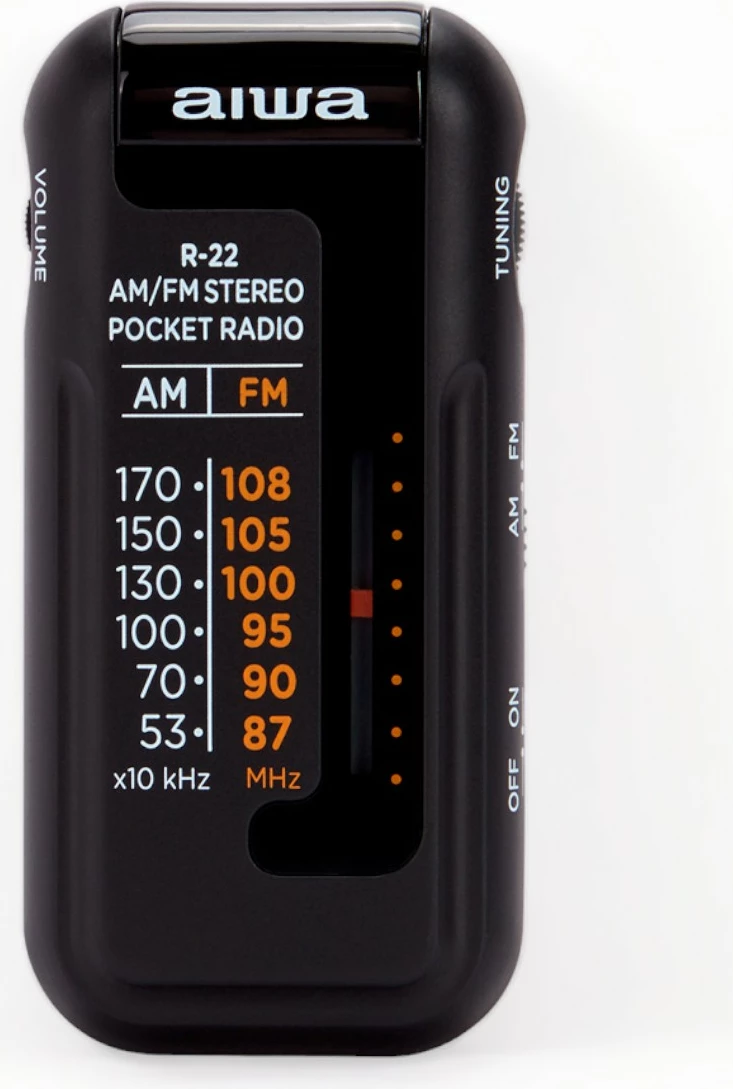 Radio Mini me Zë Hyperbass dhe Kufje AIWA R-22