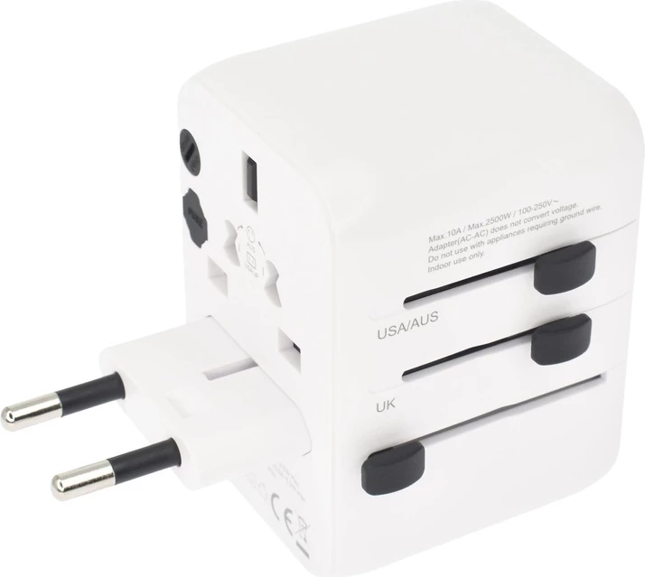 Dviced Universal travel adapter 28W - White