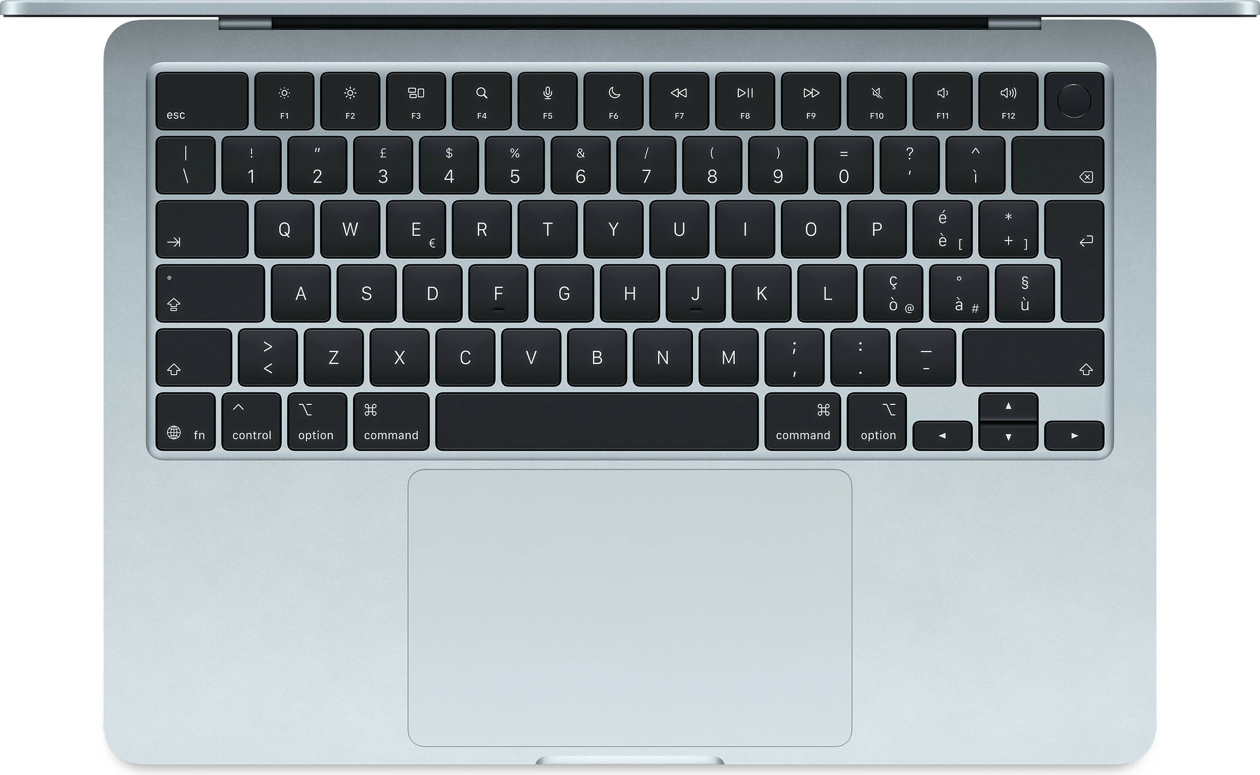 Laptop Apple MacBook Air, Apple M, 13.6", 16GB RAM, 1TB SSD, macOS Tahoe, Sky Blue
