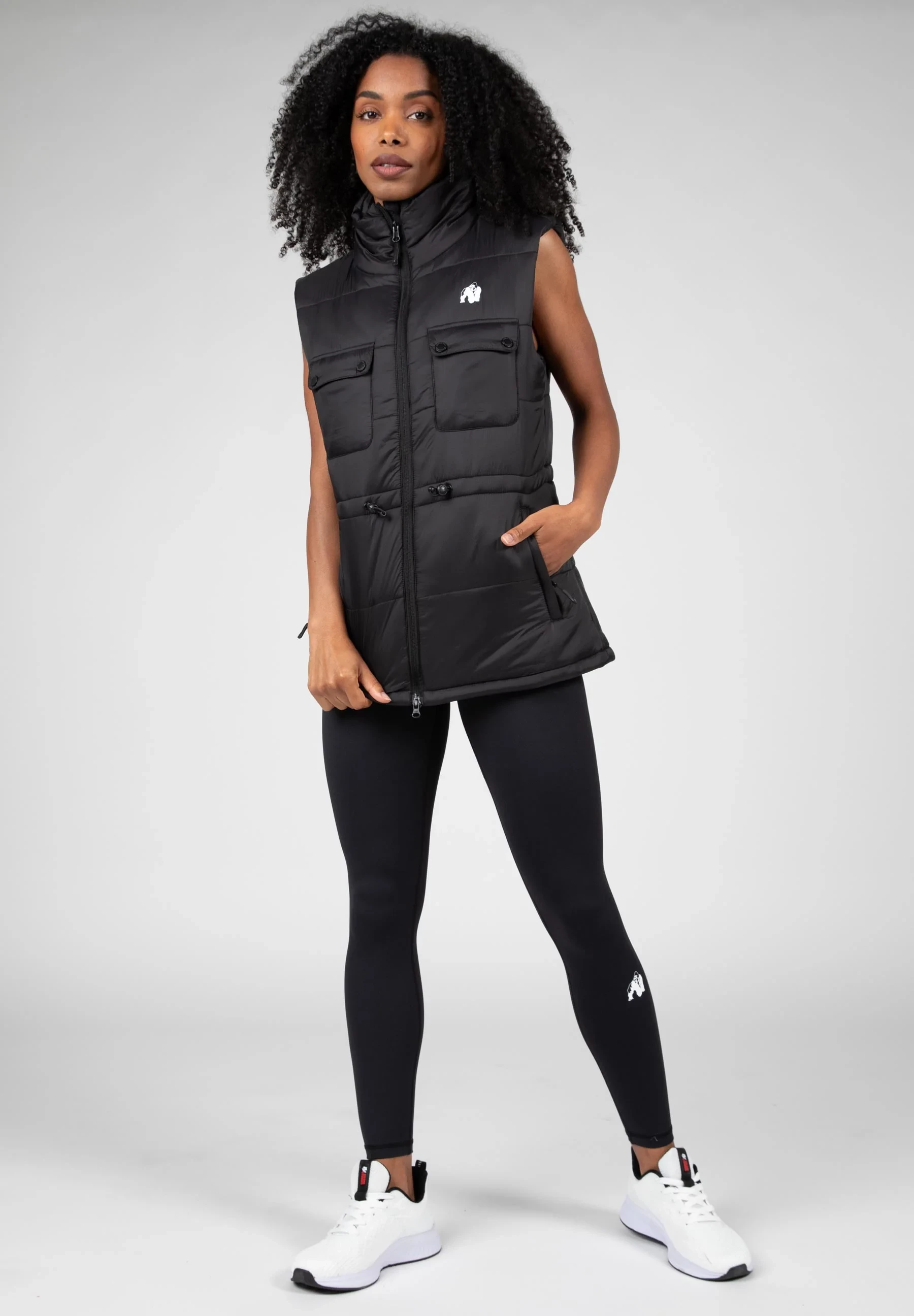 Lucia Puffer Vest - Black [Madhësia: M]