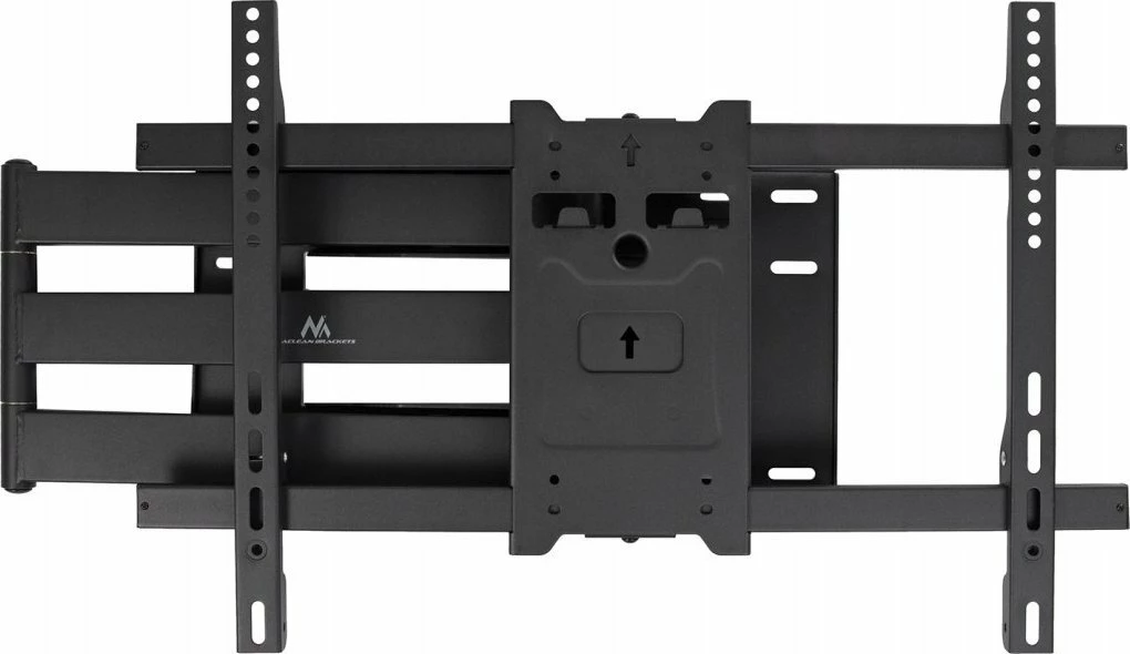 Mbajtëse muri për TV Maclean MC-985, 37-70\", VESA deri 600x400, 45 kg, krah 915 mm, rrotulluese, e zezë