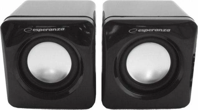 Altoparlantë për kompjuter Esperanza Leggiero EP111 2.0 2x3W USB, zi-gri