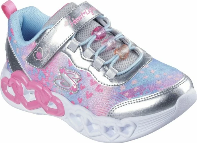 Atlete për fëmijë Skechers, silver/multi