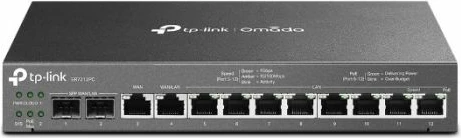 Ruter VPN Gigabit TP-LINK Omada ER7212PC, 3-në-1, 12 porte, PoE 110W, i zi