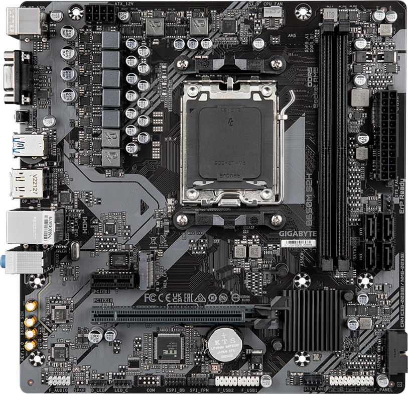 Pllakë amë GIGABYTE B650M S2H, Socket AM5, B650, 2x DDR5, 1x M.2, 4x SATA, Micro ATX