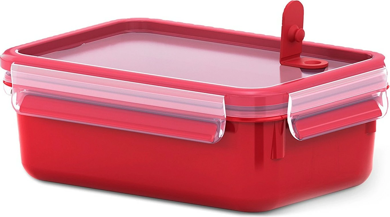 Lunchbox Emsa Clip & Micro 1.0L e kuqe