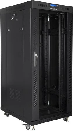 Kasë RACK Lanberg FF01-8027-12BL, 27U, 800x1000mm, e zezë