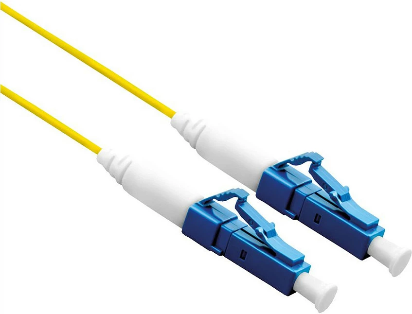 Kabllo fibra optike ROLINE OS2 LC-LC, 3 m, simplex, LSZH, e verdhë
