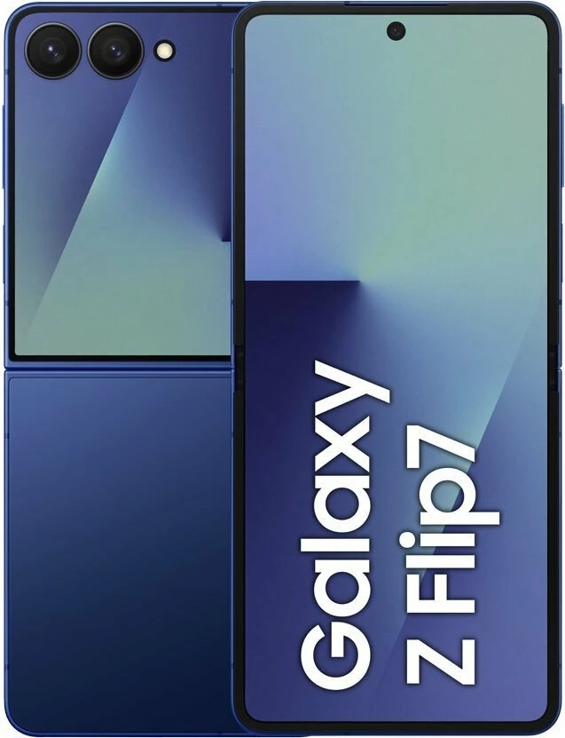 Celular Samsung Galaxy Z Flip7 5G 12GB/512GB (SM-F766BDBHEUE), Blue