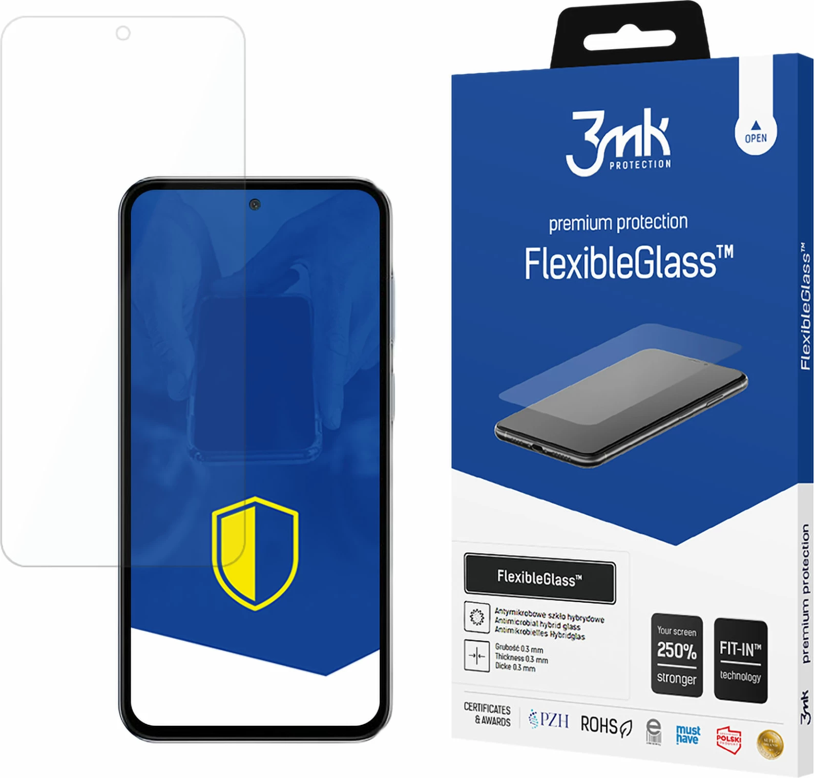 Mbrojtës ekrani FlexibleGlass 3mk Protection për Samsung Galaxy M35