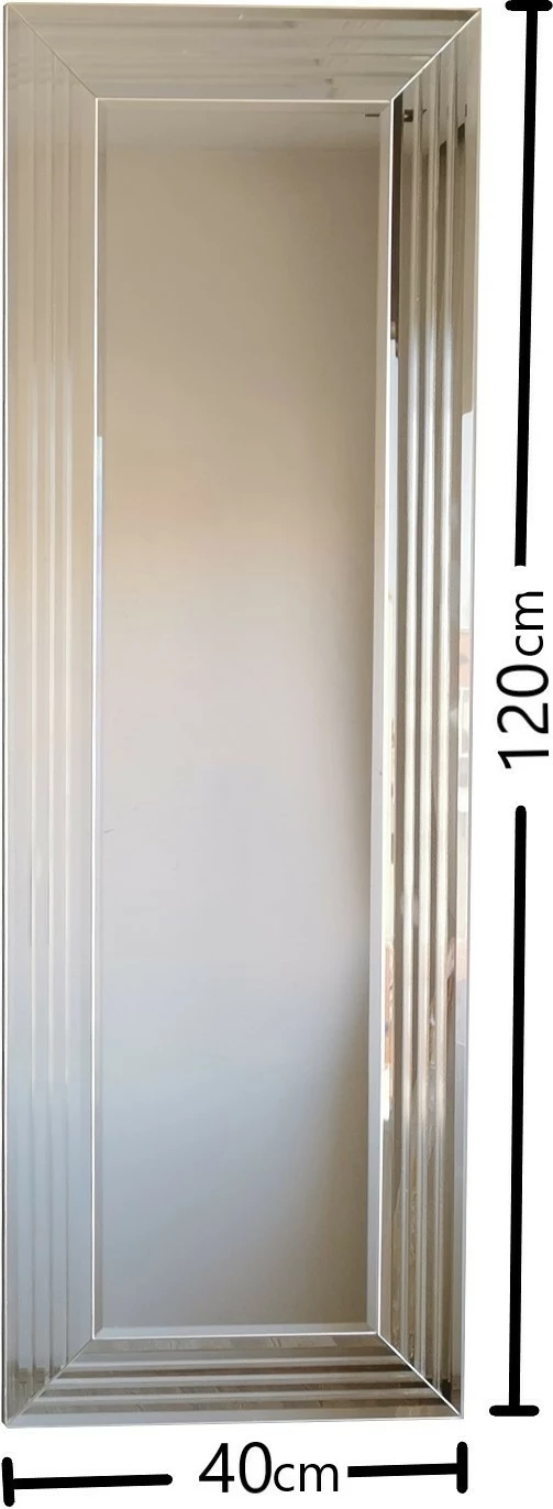 Pasqyrë Hanah Home, A301D, ngjyrë argjendi, 40x120cm