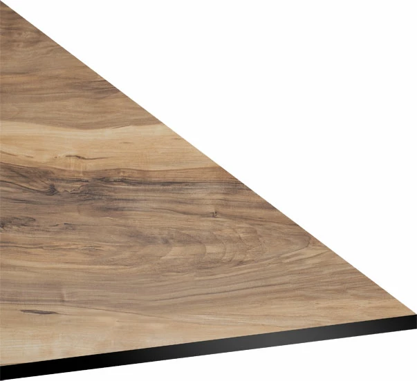 Sipërfaqe Tavoline Noble HPL, ngjyrë arre, 69x69cm, trashësi 12mm