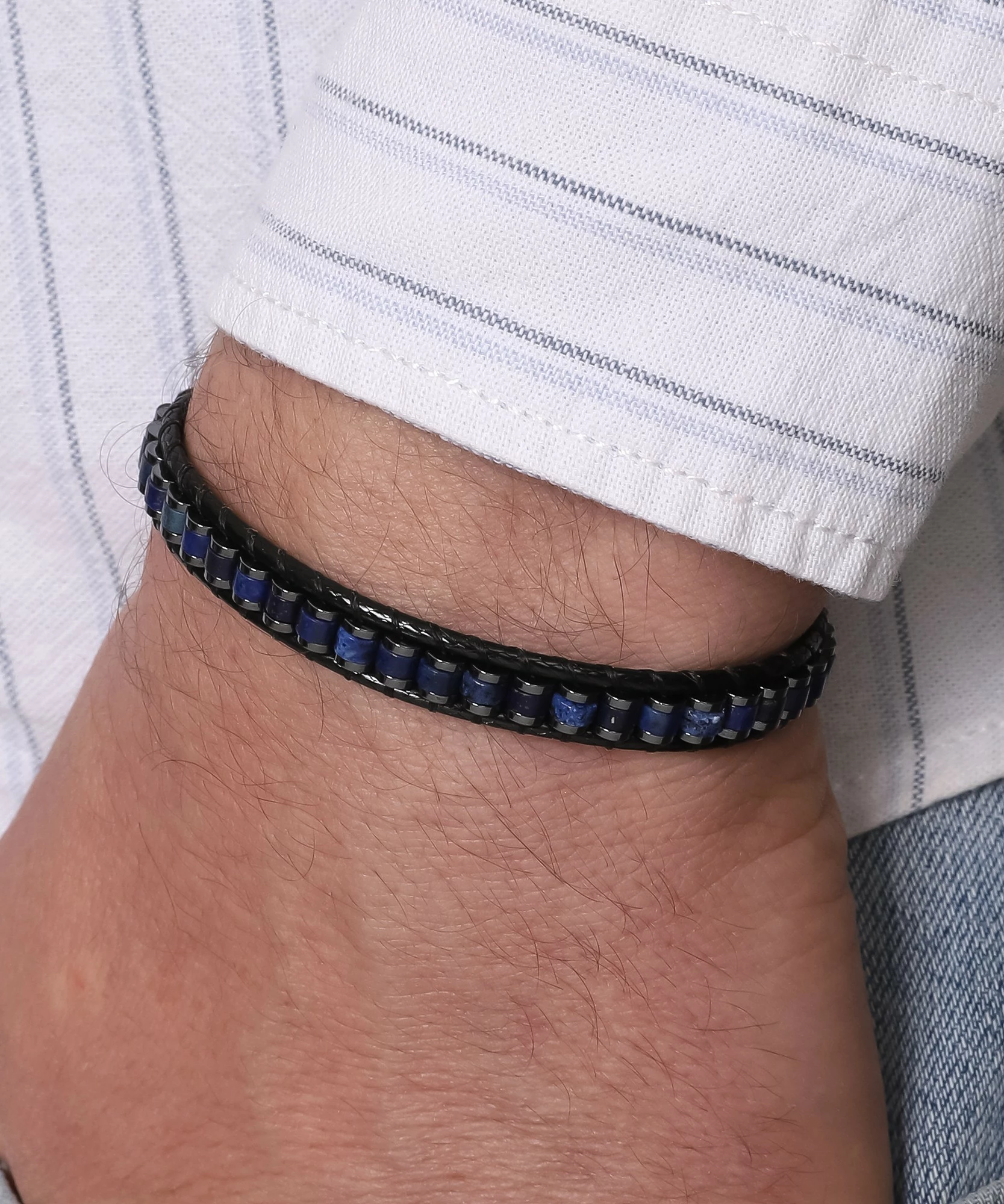 Byzylyk Jumeon, ngjyrë e kaltër e errët, YRABL2059, 19cm