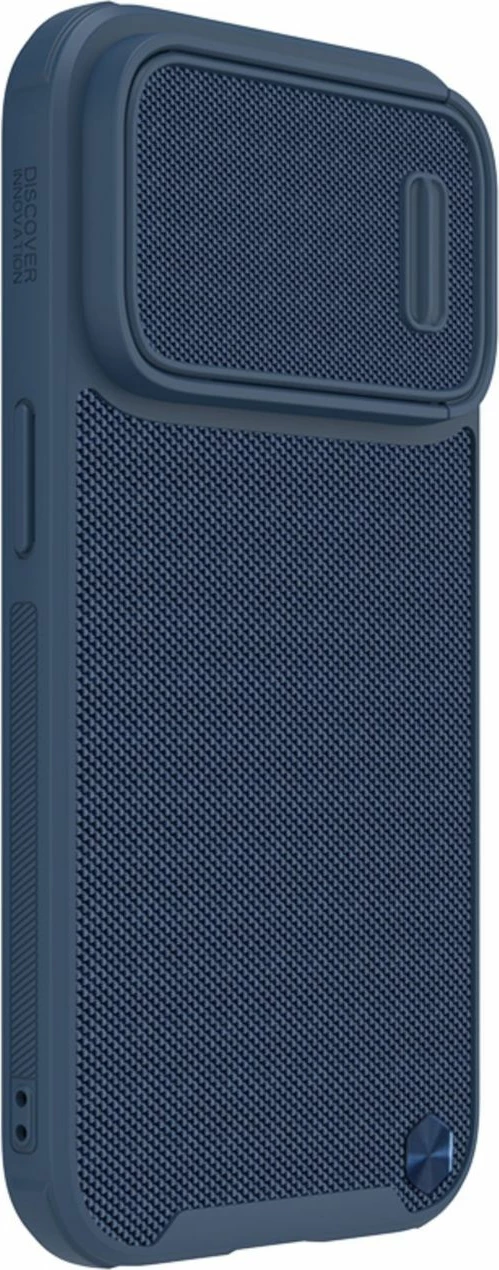 Mbështjellës Nillkin Textured S Case për iPhone 14 Pro, me mbrojtje kamere, Blu