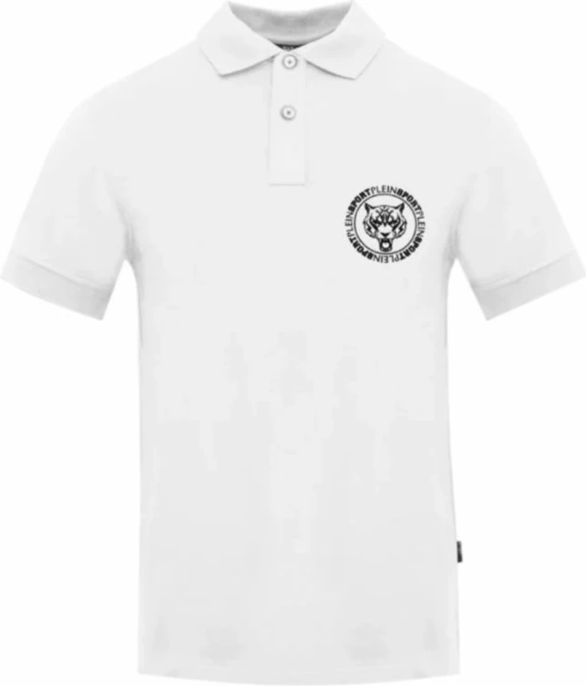 Maicë polo për meshkuj Plein Sport, e bardhë