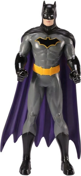 Figurinë mini e përkulshme NOBLE COLLECTION Mini Bendyfigs DC Batman (Comic), 14 cm, gri/zezë