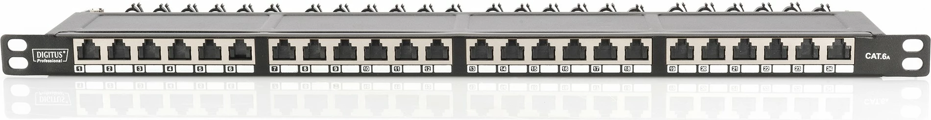 Patchpanel Digitus 24-port Cat6a, i zi