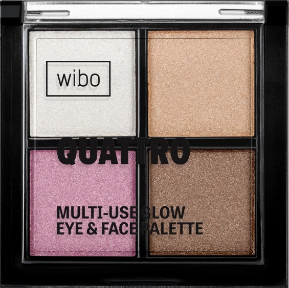 Paletë highlighter për femra Wibo Quattro Multi-Use Glow Palette, 6g Universal