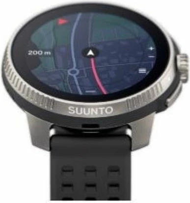 orë sportive Suunto Race Titanium Charcoal, e zezë